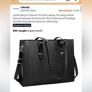 Elegant Black Crocodile-Embossed Women's Tote Bag